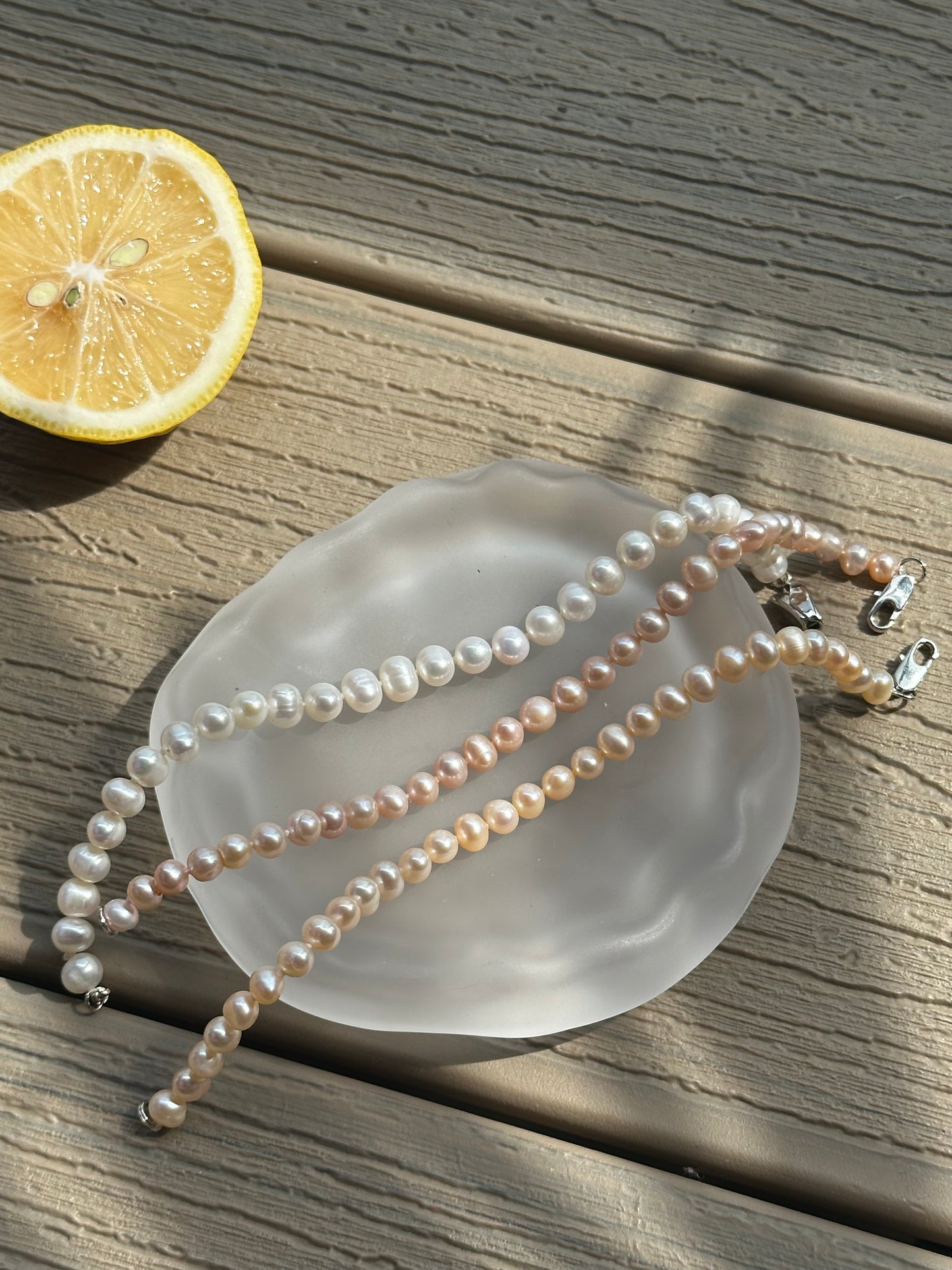 6-7mm High Lustre Freshwater Pearl Bracelet