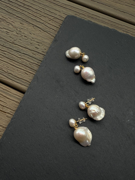 Radiant Lustre Baroque Earrings